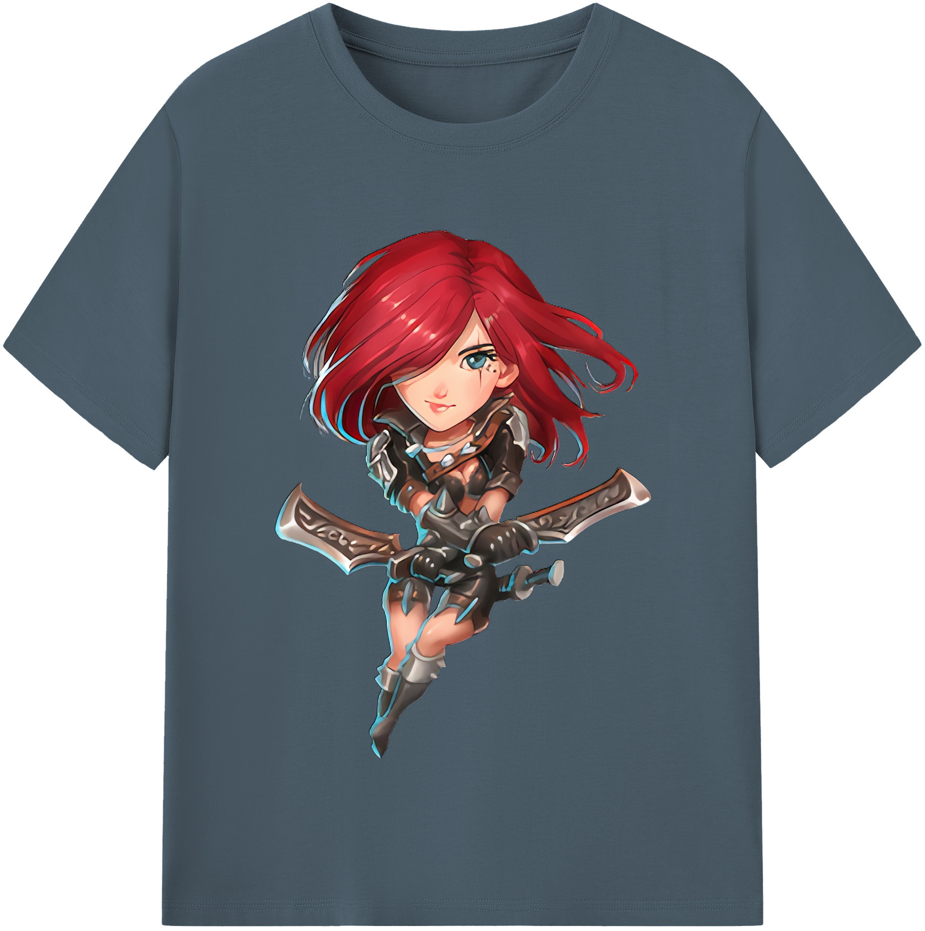 リーグ・オブ・レジェンド League of Legends LOL 綿100％半袖Tシャツ（フロントプリント）